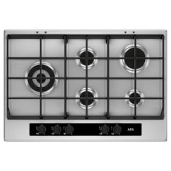 AEG HG755550SY 75cm 5 Burner Gas Hob in Stainless Steel